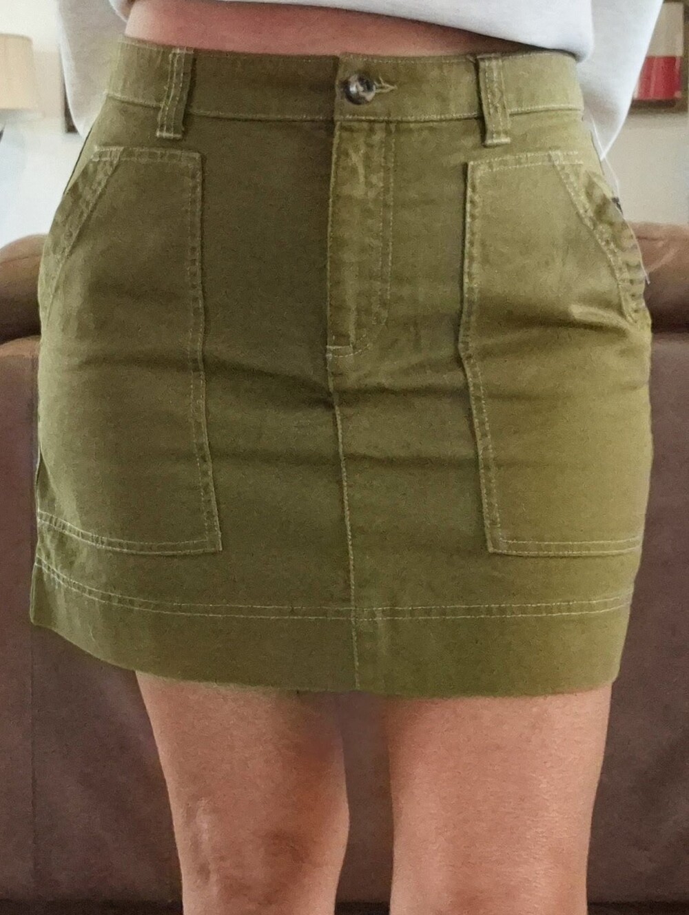 🅱️ Old Navy Olive Green Utility Mini Skirt
